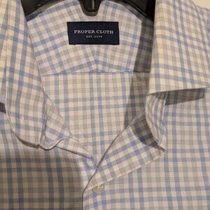 Proper Cloth Plaid cotton shirt